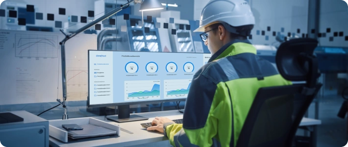 Optimierung der Produktion mit einem Dashboard für Produktionslinien
